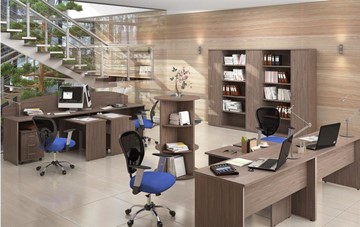 Комплект офисной мебели IMAGO - рабочее место, шкафы для документов в Кемерово - предосмотр 6